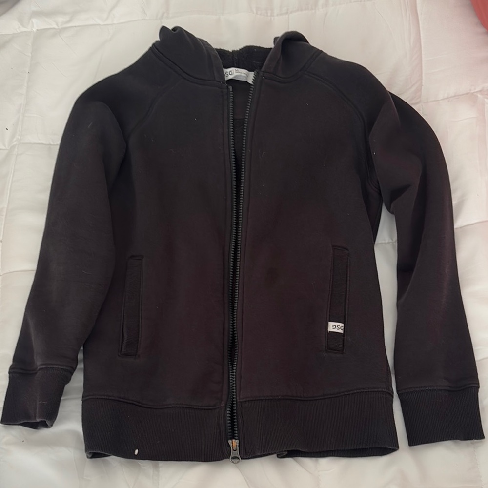 DSG Kids Black Zip-Up Hoodie